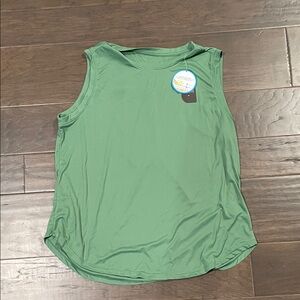 Santiny Women’s Sleeveless Green Tank Top - Lightweight Everyday Layer